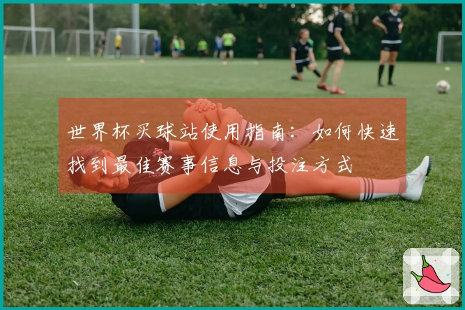 世界杯买球站使用指南:如何快速找到最佳赛事信息与投注方式